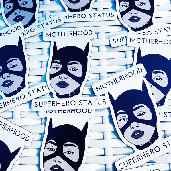 Motherhood Superhero Status magnet - The Rebel Tribe