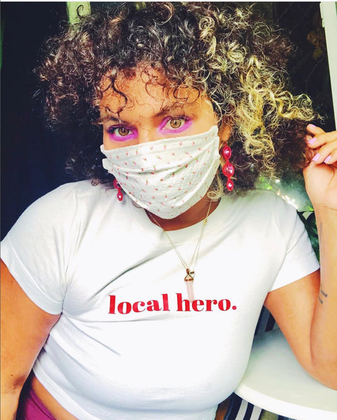 LOCAL HERO CROP TEE - The REBEL Tribe - graphic tee, tee, t-shirt, motherhood, mother's special, liited edition