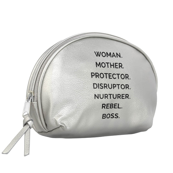 NOUNS POUCH - The REBEL Tribe - accessories, outwear, leather, faux, genuine, nouns, statement nouns, motherhood, mother's special. white, perfect gift, protective
