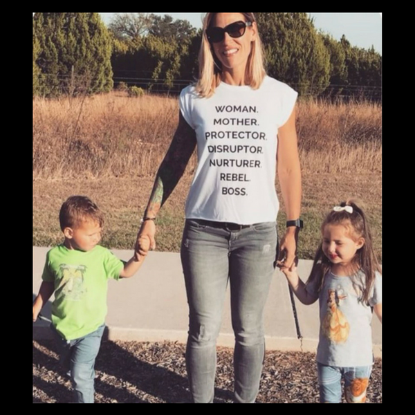 NOUNS TELL THE STORY TEE - The REBEL Tribe - graphic tee, tee, sweatshirt, nouns, statement nouns, crew neck, short sleeves, motherhood, mother's special, perfect gift